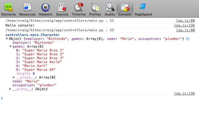 Chrome Logger  from Chrome web store to be run with OffiDocs Chromium online