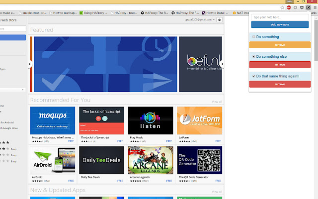 ChromeNote  from Chrome web store to be run with OffiDocs Chromium online