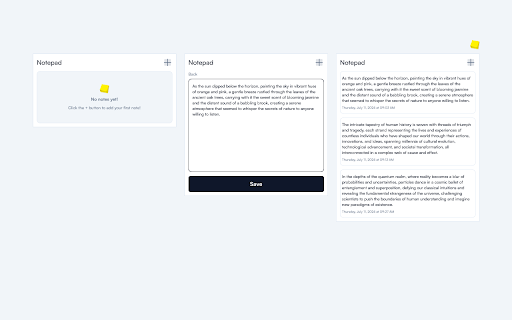 Chrome Notepad  from Chrome web store to be run with OffiDocs Chromium online
