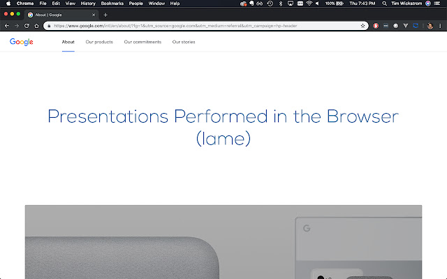 Chrome Presentation Mode  from Chrome web store to be run with OffiDocs Chromium online