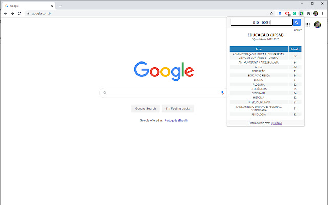 ChromeQualis  from Chrome web store to be run with OffiDocs Chromium online
