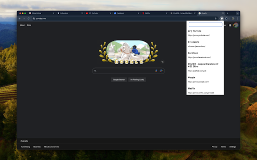 Chrome Tab Switching Shortcut  from Chrome web store to be run with OffiDocs Chromium online