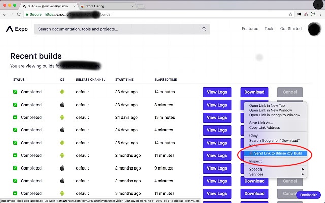 Chrome Webhook Extension  from Chrome web store to be run with OffiDocs Chromium online