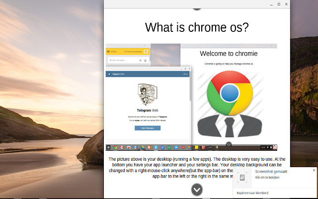Chromie app  from Chrome web store to be run with OffiDocs Chromium online