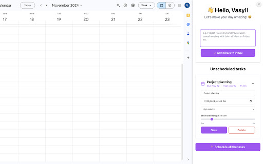 Chronify  from Chrome web store to be run with OffiDocs Chromium online