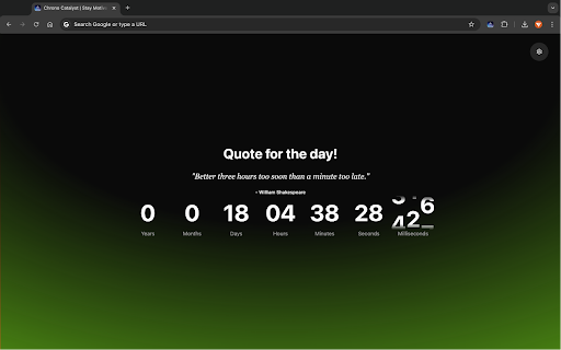 Chrono Catalyst  from Chrome web store to be run with OffiDocs Chromium online