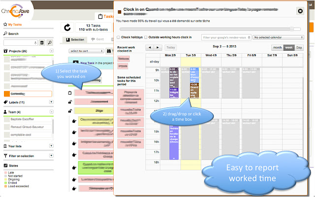ChronoSave  from Chrome web store to be run with OffiDocs Chromium online