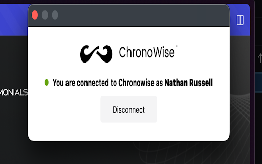 Chronowise  from Chrome web store to be run with OffiDocs Chromium online