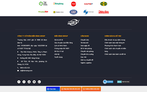 Chuyển Nhà Kiến Vàng (by Kienvang.com)  from Chrome web store to be run with OffiDocs Chromium online