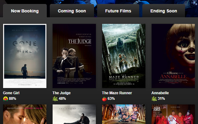 Cineworld Ratings  from Chrome web store to be run with OffiDocs Chromium online