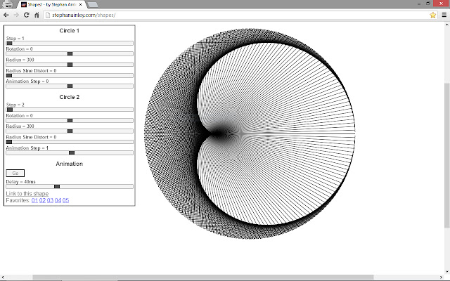 Circle Graph  from Chrome web store to be run with OffiDocs Chromium online