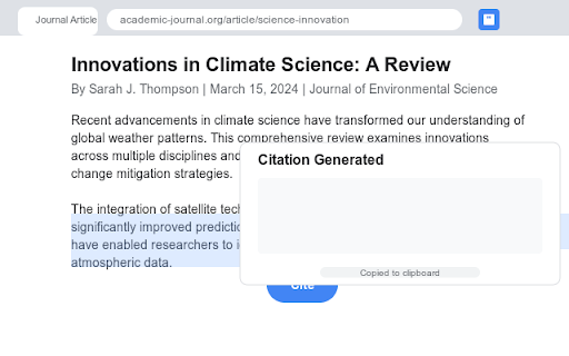 Citation Formatter  from Chrome web store to be run with OffiDocs Chromium online
