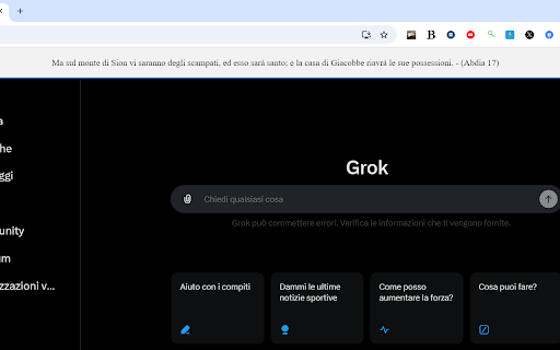 Citazione Biblica del Giorno  from Chrome web store to be run with OffiDocs Chromium online
