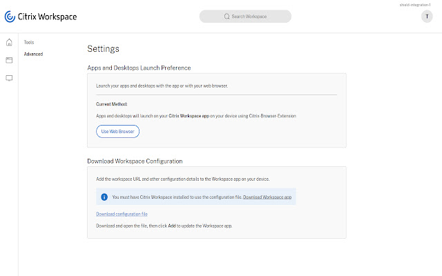 Citrix Workspace Web Extension  from Chrome web store to be run with OffiDocs Chromium online