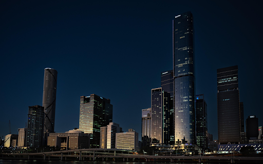 City Skyline at Nightfall  from Chrome web store to be run with OffiDocs Chromium online