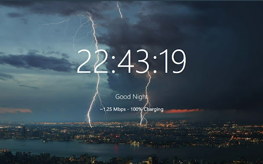City Under the Thunderstorm  from Chrome web store to be run with OffiDocs Chromium online