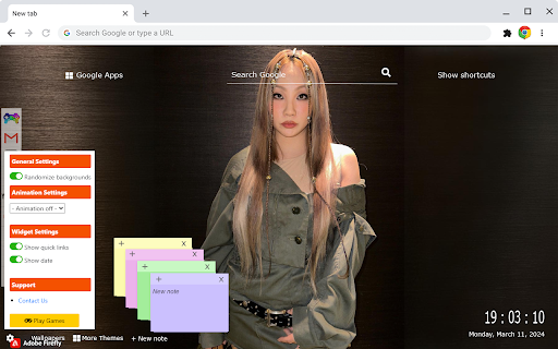 CL 2NE1 Wallpaper New Tab by Gameograf  from Chrome web store to be run with OffiDocs Chromium online