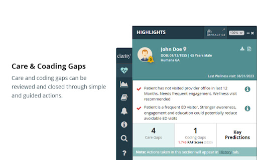 Clarity by Wellvana  from Chrome web store to be run with OffiDocs Chromium online
