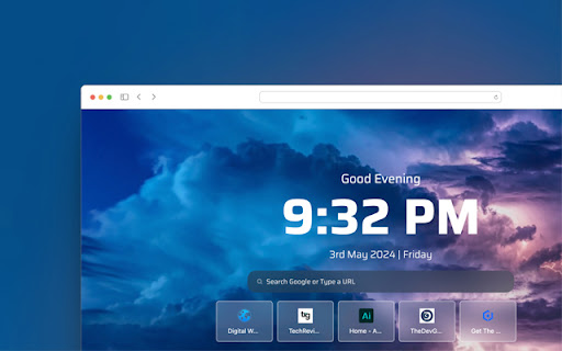 Clarity Tab  from Chrome web store to be run with OffiDocs Chromium online