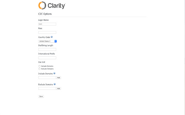 Clarity Voice Click to Call  from Chrome web store to be run with OffiDocs Chromium online