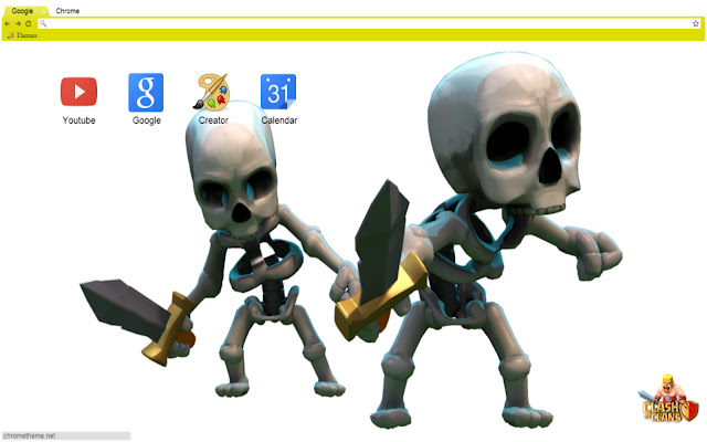 Clash of Clans Skeletons  from Chrome web store to be run with OffiDocs Chromium online