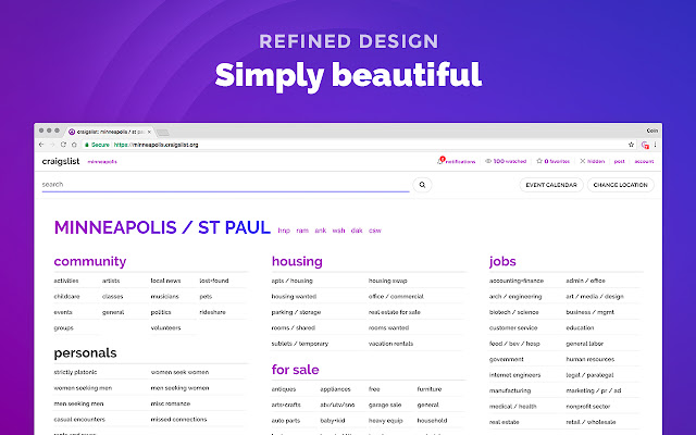 Classy Craig for craigslist  from Chrome web store to be run with OffiDocs Chromium online