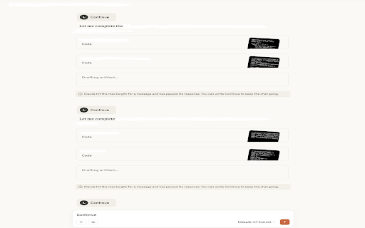 Claude Auto‑Continue  from Chrome web store to be run with OffiDocs Chromium online