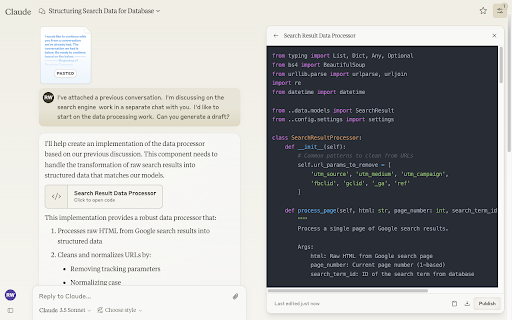Claude: Continue from Here  from Chrome web store to be run with OffiDocs Chromium online