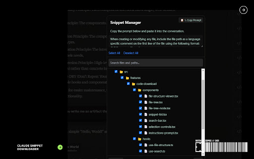 Claude Plus Snippet Downloader. Download Your Claude Snippets In One Click  from Chrome web store to be run with OffiDocs Chromium online