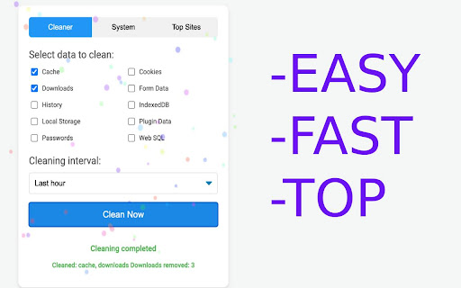 Cleaner For Chrome  from Chrome web store to be run with OffiDocs Chromium online