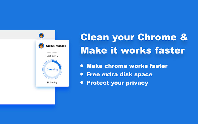 Clean Master: OffiDocs Chromium オンラインで実行できる、Chrome Web ストアの最高の Chrome キャッシュ クリーナー