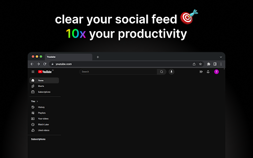 Clearfeed  from Chrome web store to be run with OffiDocs Chromium online