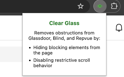 Clear Glass  from Chrome web store to be run with OffiDocs Chromium online