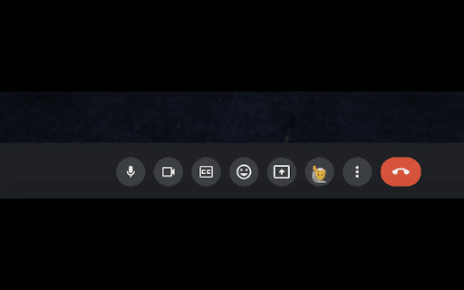 Clear Google Meet Hand Raise Icon  from Chrome web store to be run with OffiDocs Chromium online