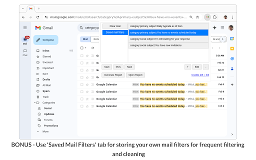 Clear Mail for Gmail: Privacy first email cleaning  from Chrome web store to be run with OffiDocs Chromium online