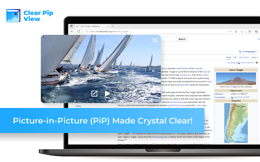 Clear Pip View  from Chrome web store to be run with OffiDocs Chromium online