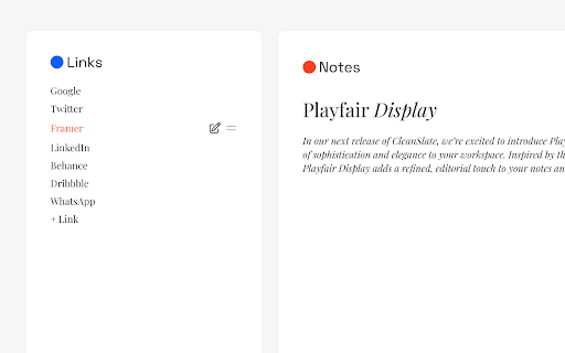 ClearSlate  from Chrome web store to be run with OffiDocs Chromium online