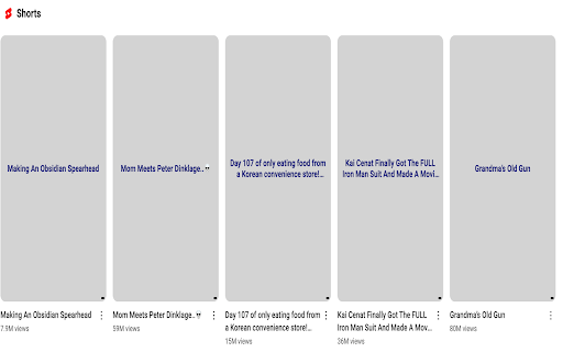 Clear Youtube Thumbnails  from Chrome web store to be run with OffiDocs Chromium online