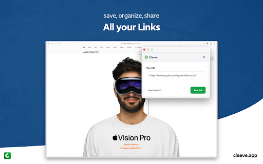 Cleeve  from Chrome web store to be run with OffiDocs Chromium online