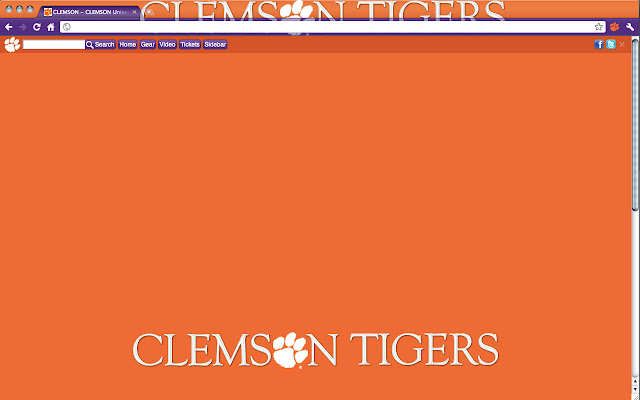 Clemson University Theme  from Chrome web store to be run with OffiDocs Chromium online