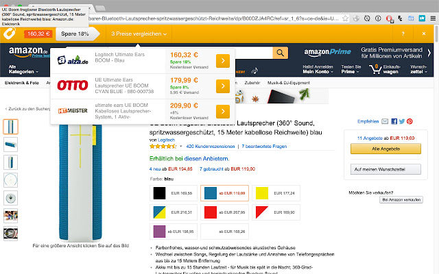 Cleverkaufen.de Preisvergleich  from Chrome web store to be run with OffiDocs Chromium online