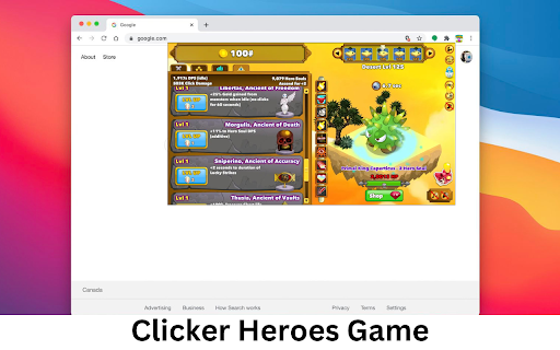 Clicker Heroes Unblocked Game  from Chrome web store to be run with OffiDocs Chromium online