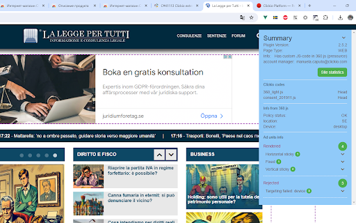 Clickio Console  from Chrome web store to be run with OffiDocs Chromium online