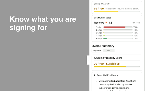 ClickSafe Guard your online journey  from Chrome web store to be run with OffiDocs Chromium online