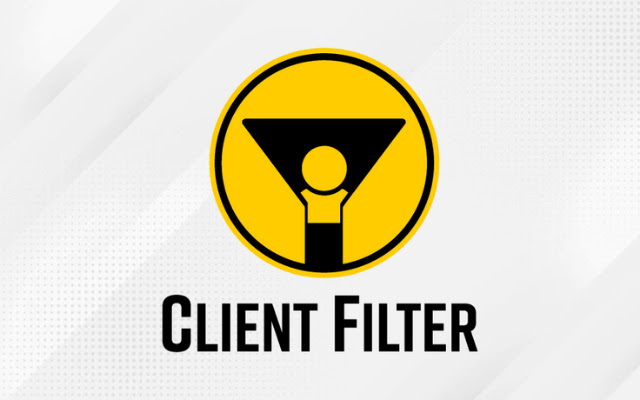 Client Filter  from Chrome web store to be run with OffiDocs Chromium online