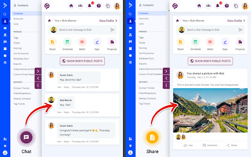 ClientPoint  from Chrome web store to be run with OffiDocs Chromium online