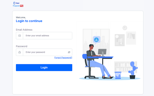 Client Prospector  from Chrome web store to be run with OffiDocs Chromium online