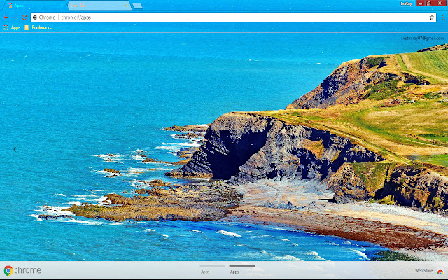 Cliff Horizon Scenic Summer  from Chrome web store to be run with OffiDocs Chromium online