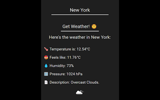 Clima  from Chrome web store to be run with OffiDocs Chromium online
