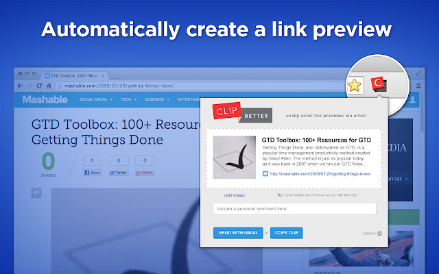 Clip Better  from Chrome web store to be run with OffiDocs Chromium online